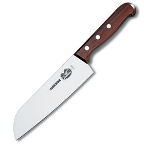 7 in. Santoku, Rosewood Handle, Non-Granton Edgesantoku 