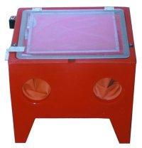 Table Top Sand Blast Cabinet with Gun and Glovestable 