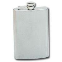 Stainless Steel Hip Flask with Screw Down Capstainless 