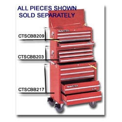 27IN 7DR RED CABINET BOTTOMred 