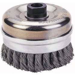 CUP BRUSH, 3\" KNOTTED WIRE, Sscup 