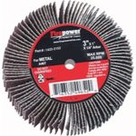 FLAP WHEEL, 3\" X 1\", 60 GRIT