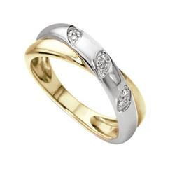 14K Yellow Gold Round Diamond Ringyellow 