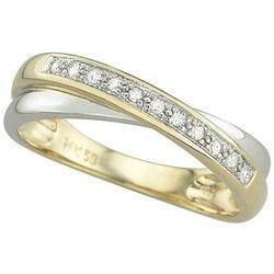 14K Yellow Gold Round Diamond Ringyellow 