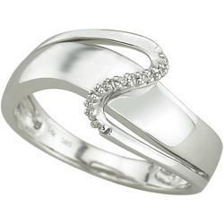 14K White Gold Diamond Ringwhite 