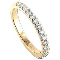 14K Yellow Gold Diamond Band Ringyellow 