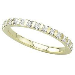 14K Yellow Gold Diamond Band Ringyellow 