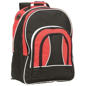 Maxam&reg; Red, Black and White Multi-Use Backpackmaxam 