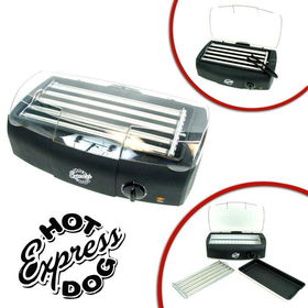 Hot Dog Express Rotary Grill Hot Dog Maker FREE Tongsdog 