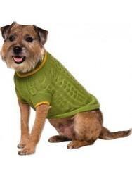 KIWI GREEN - Fashion Pet Classic Cable Knit Sweaterskiwi 