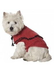 MEDIUM - RED - Fashion Pet Capelet Sweatermedium 