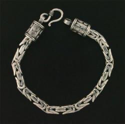 Sterling Silver Cable Link Braceletsterling 