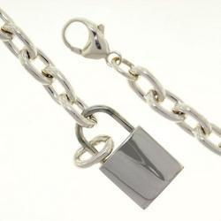 Sterling Silver Lock and Chain Braceletsterling 