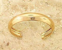 Classic 18K Gold Adjustable Toe Ringclassic 