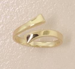 Adjustable 14K Gold Wrap Toe Ringadjustable 