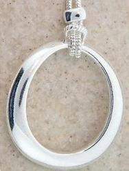 STERLING SILVER RING NECKLACEsterling 