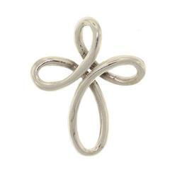 Sterling Silver Swirl Cross Pendantsterling 