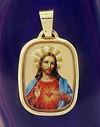 14K Gold Jesus Pendantgold 