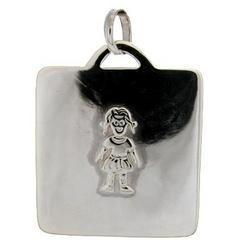 Sterling Silver Little Girl Pendantsterling 