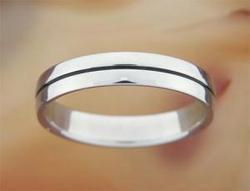 Men's Classic Line Stainless Steel Band Ringmen 