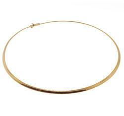 4mm Omega 14K Genuine Gold 17-inch Necklaceomega 