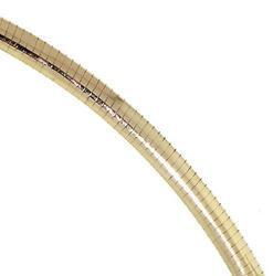 4mm Omega 10K Gold 18-inch Necklaceomega 