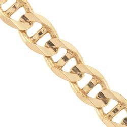 Italian Marine Link 14K Yellow Gold Ankle Braceletitalian 