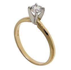 1/2 Carat Diamond Solitaire 14K Gold Engagement Ringcarat 