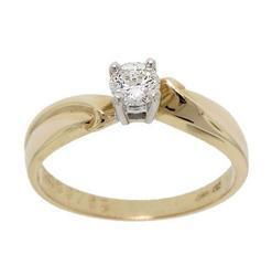 1/4 Carat Diamond Solitaire 14K Gold Engagement Ringcarat 