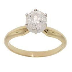 1 Carat Diamond Solitaire 14K Gold Engagement Ringcarat 