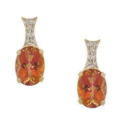 Twilight Topaz Diamond 14K Gold Stud Earringstwilight 