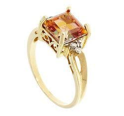 Twilight Mystic Topaz Diamond Gold Ringtwilight 