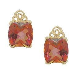 Twilight Mystic Topaz Gold Stud Earringstwilight 