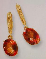 Twilight Topaz 14K Gold Earringstwilight 