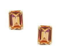 1.5CT Twilight Topaz Gold Stud Earringstwilight 