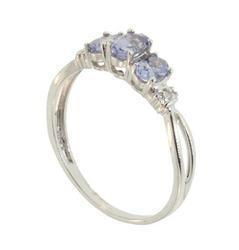 Tanzanite Diamond White Gold Ringtanzanite 