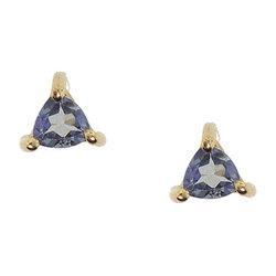 Tanzanite 14K Gold Stud Earringstanzanite 