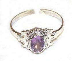 Handmade Amethyst Ring (India)handmade 