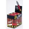 12 Gauge Shotgun Shell Knife, Red, 25 pieces/boxgauge 