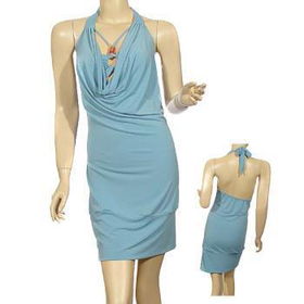 Ladies Plus Size Halter-Draped Cowl Dress Case Pack 6ladies 