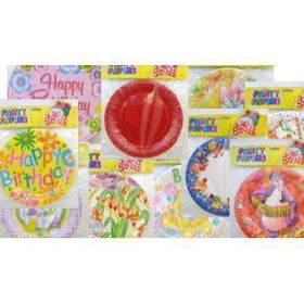 Assorted Party Plates Case Pack 200assorted 