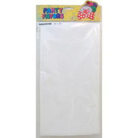 White Party Favors Table Cover Case Pack 72white 