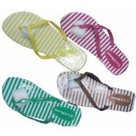 Awesome Ladies Striped Flip Flop Sandals!!!! Case Pack 60awesome 