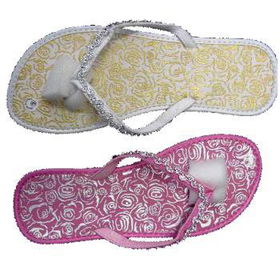 Ladies Pink, White & Black Flip Flop Sandals!!!!! Case Pack 48ladies 