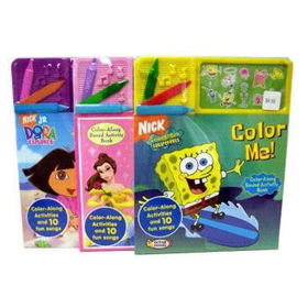 Licensed Color-Along Sound Activity Book Assortmen Case Pack 4licensed 