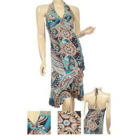 Ladies Fashion Halter Dress Case Pack 6ladies 