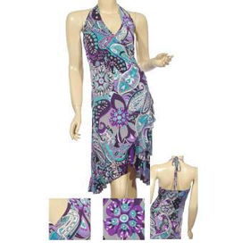 Ladies Fashion Halter Dress Case Pack 6ladies 