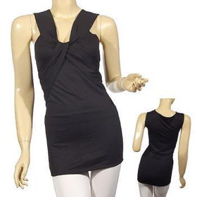 Ladies Plus Size Sleeveless Twisted Front Top Case Pack 6ladies 