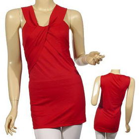 Ladies Plus Size Sleeveless Twisted Front Top Case Pack 6ladies 