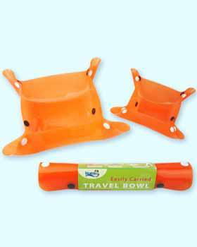 Orange Small Size Travel Bowl Case Pack 6orange 